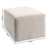 Poltrona Cadeira de Amamentação Balanço + Puff Ternura Veludo - Star Confort - 3