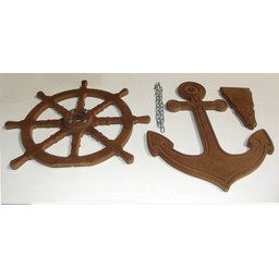 kit 3 Arandela Luminária Lustre Leme De Navio 110/220v - 8