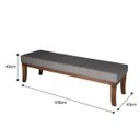 Ver imagem 3 de Puff em Linho 160cm Requadro Imbuia Lucia