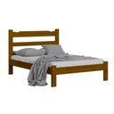 Ver imagem 2 de Cama de Casal em Madeira Maciça Imbuia Nemargi