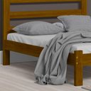 Ver imagem 3 de Cama de Casal em Madeira Maciça Imbuia Nemargi