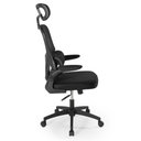 Ver imagem 3 de Cadeira de Escritório Giratória Executiva Atenas com Regulagem de Altura - Preto