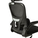 Ver imagem 6 de Cadeira de Escritório Giratória Executiva Atenas com Regulagem de Altura - Preto