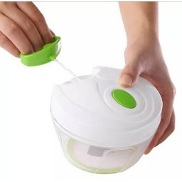 Mini Processador Manual Portátil Cortador Fatiador Legumes - 2