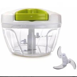 Mini Processador Manual Portátil Cortador Fatiador Legumes - 3