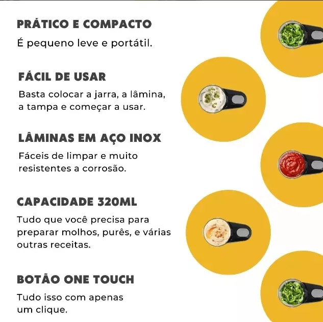 Ver imagem 3 de Mini Processador Agratto 220v