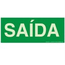 Ver imagem 1 de Placa de Pvc Fotoluminescente Auto-adesiva 15x30 Saida - 315 Al - Sinalize