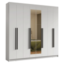 Ver imagem 3 de Guarda-Roupa Casal 8 Portas Batentes com Espelho Saturno Madesa