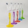 Jogo Taças Coloridas de Licor em Cristal Bohemia (5 Peças) - 3