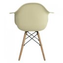 Ver imagem 2 de Cadeira Eames Arm Eiffel Dsw-m Bege/Fendi