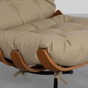Ver imagem 5 de Poltrona Costela com Puff Pu - Bege Abra Cadabra