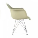 Ver imagem 4 de Cadeira Eames Cromada Arm Eiffel Bege/Fendi