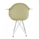 Ver imagem 2 de Cadeira Eames Cromada Arm Eiffel Bege/Fendi