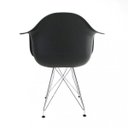 Ver imagem 2 de Cadeira Eames Cromada Arm Eiffel Preto