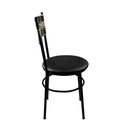 Ver imagem 5 de 2 Cadeiras Pretas para Cozinha Viena Cappuccino Premium:Preto