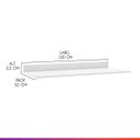 Ver imagem 2 de Tampo para Balcão de Cozinha Itália 120 x 52 cm Branco MDP 0497 Prime