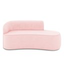 Ver imagem 5 de Sofá 3 Lugares Orgânico 180 Cm Morgan Suede Rosa Bebê D03 - D’Rossi