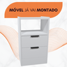 Mesa de Cabeceira Voxa Móveis Mdf 60x30cm - 1 Uni. Branco - 6