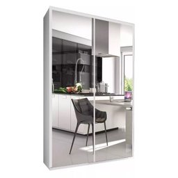 Sapateira de Espelhos Luz Led Magia Móveis Diamante Branco - 3