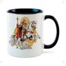 Caneca Branca com Interna Preta Y5 Santo São Jorge Guerreiro Igreja Católica 6 - 1