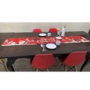 Ver imagem 3 de Caminho de Mesa Toalha Passadeira Natal Natalino Trilho Decoraçao Papai Noel Boneco de Neve Mesa de