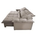 Ver imagem 4 de Sofá Vega 02 Módulos de 80cm Br 25cm Meu Sofá Online B002 Veludo Capuccino