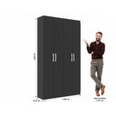 Ver imagem 3 de Armário Multiuso 4 Portas 8 Prateleiras Milão