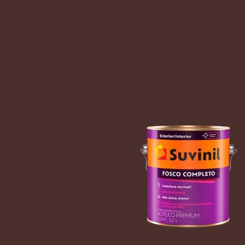 Tinta Acrílica Café Torrado Fosca 3,2L - Suvinil