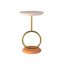 Ver imagem 3 de Mesa de Apoio Lateral Canto Fanny Menor Madeira com Estrutura Metal