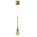 Ver imagem 4 de Lustre Pendente Gota Cristal 3 em 1 LED Luxo Iluminaçao Casa Sala de Estar Quarto Cabeceira Moderno