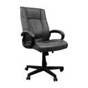 Ver imagem 1 de Cadeira de Escritório Presidente Giratória Estofada Altura Regulável Office Baza