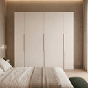 Ver imagem 2 de Guarda-Roupa Grande Casal 6 Portas 6 Gavetas Bloom Areia