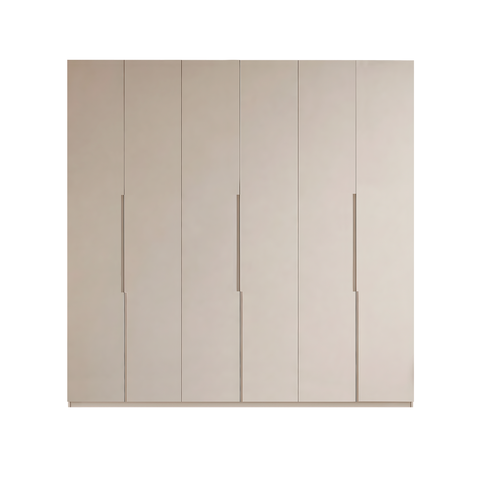 Guarda-Roupa Grande Casal 6 Portas 6 Gavetas Bloom Areia