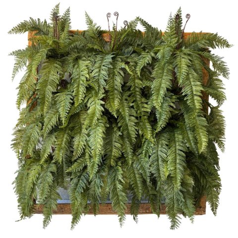 Kit 6 Galhos Samambaia Artificial Toque Realista Decoração Moderna