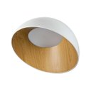 Ver imagem 1 de Plafon Tonia Meia Lua Branco 50cm LED 36W B Quente Fg007 Starlux St2397