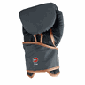 Kit luvas de Boxe Muay Thai Naja Black + Bandagem + Protetor Bucal KIT Black 12 Marrom - 2