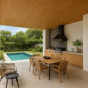 Ver imagem 3 de Forro Vinílico Pvc Freijó Canela 5m X 20cm M2