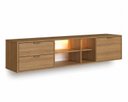 Ver imagem 2 de Rack para TV até 65 Polegadas com LED Suspenso 180cm Aurora Mel Yescasa