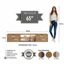 Ver imagem 6 de Rack para TV até 65 Polegadas com LED Suspenso 180cm Aurora Mel Yescasa