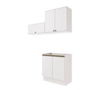 Ver imagem 1 de Lavanderia Modulada Kappesberg Celeste 3 Peças Branco 160cm