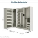 Ver imagem 5 de Guarda-Roupa Planejado de Canto Obliquo com 5 Portas Orion CabeCasa MadeiraOriginals Bege