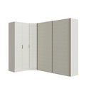 Ver imagem 3 de Guarda-Roupa Planejado de Canto Obliquo com 5 Portas Orion CabeCasa MadeiraOriginals Bege