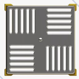 Dreno de Fundo para Piscina Caixilho 15x15 Inox Inaqua Ralo para Piscinas de Alvenaria - 1