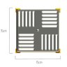 Dreno de Fundo para Piscina Caixilho 15x15 Inox Inaqua Ralo para Piscinas de Alvenaria - 2