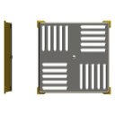 Ver imagem 3 de Dreno de Fundo para Piscina Caixilho 15x15 Inox Inaqua Ralo para Piscinas de Alvenaria