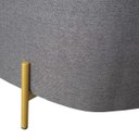 Ver imagem 5 de Sofá Orgânico 2 Lugares Living Maitê 1,80m - Élpis Móveis - Linho Grafite