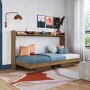 Ver imagem 1 de Cama de Solteiro Articulável Horizontal Mel Hanover Mdp Dobrável Decoração Art In Móveis