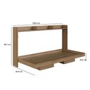 Ver imagem 4 de Cama de Solteiro Articulável Horizontal Mel Hanover Mdp Dobrável Decoração Art In Móveis