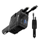 Ver imagem 1 de Carregador Auotmotivo Usb Turbo Carro Caminhao Caminhonete Carreta Tela Inteligente Carregamento Rap