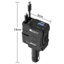 Ver imagem 2 de Carregador Auotmotivo Usb Turbo Carro Caminhao Caminhonete Carreta Tela Inteligente Carregamento Rap